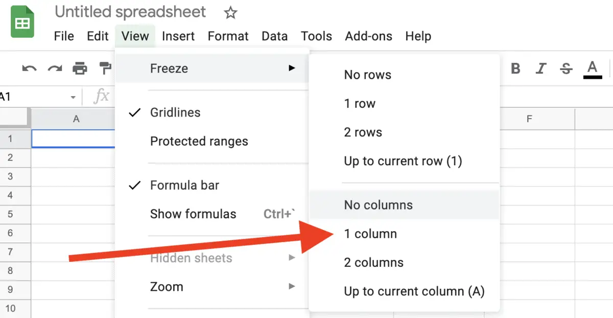 How To Lock A Column In Google Sheets