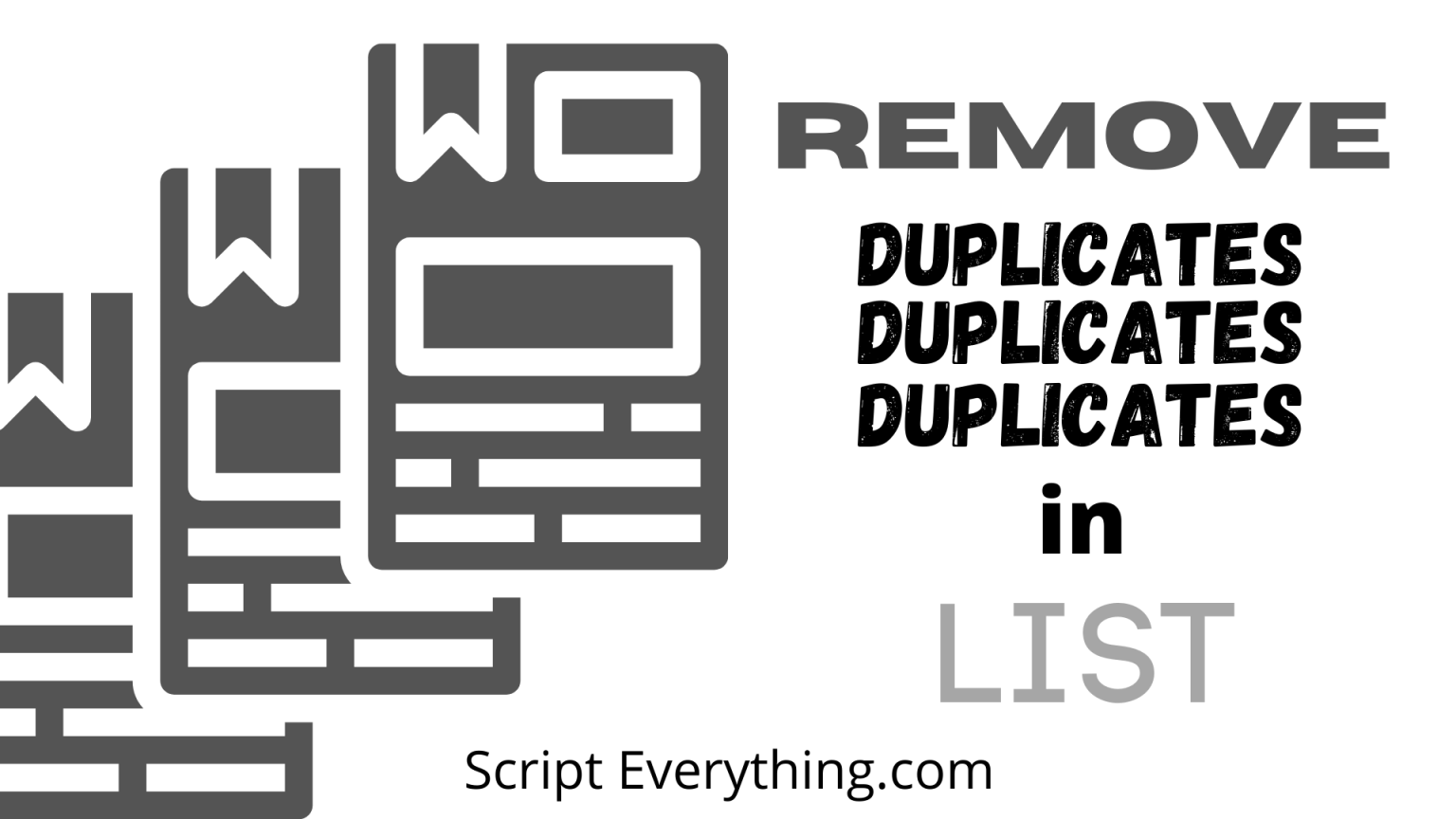 python-code-to-remove-duplicates-from-list-1-liner