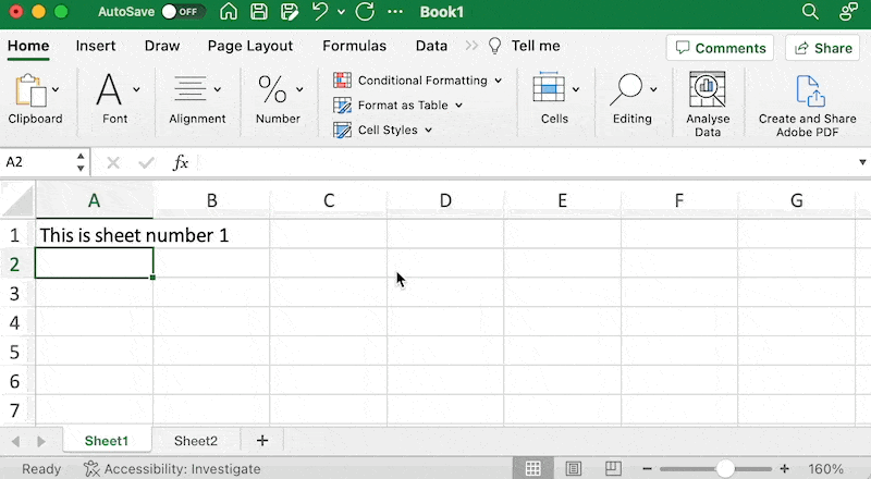 Right-clicking on a sheet and selecting Delete to delete a sheet in Excel.